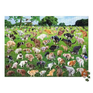 1000 Pieces Jigsaw Puzzle 101 Pooping Puppies Dogs Pooping Puzzles