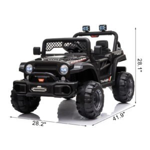 BBH-016 Dual Drive 12V 4.5A.h with 2.4G Remote Control off-road Vehicle Black